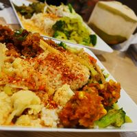 Vegan plate at BKK - Veg Stall Food Court - T21 in Bangkok