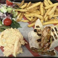 Carolina bbq wrap 😋 #Veganuary at Hank's Dirty Norwich in Norwich