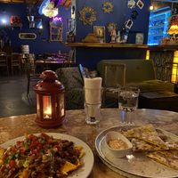 Indoor seating area  at Dory in Sagres