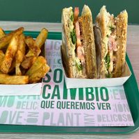 Hummus Sandwich at Cero Pollito - Javeriana in Bogota