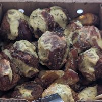 Noggets and fries at Cero Pollito - Javeriana in Bogota