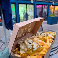 Cheesy fries at VeBurger in Bristol