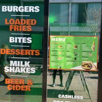 Menu  at VeBurger in Bristol