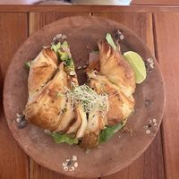 Veggie croissant   at La Luna Desayuna in San Cristobal De Las Casas