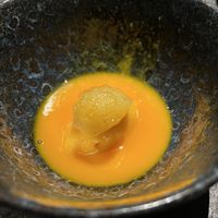 Third dish  at Oukan Dining in Berlin