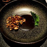 Maitake and barley koji at Oukan Dining in Berlin
