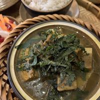 Tofu eggplant pot… strange flavor   at Hanoi Vegan & Heinenhof in Cologne