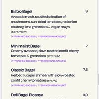 Menu  at FOUR Specialty Coffee & Bistro in Valencia