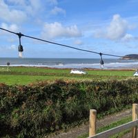 View at The Beach Cafe Downend in Croyde