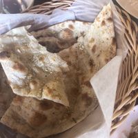 Garlic naan  at Hola India in Manuel Antonio