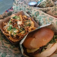 Loaded fries and truffle mayo burger at Bastard Burgers in Helsinki