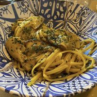 Tagliolini di semola con zafferano e funghi   at Kirù Focacceria Bistrot & Drinks in Livorno