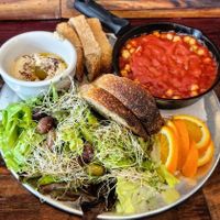 Vegan Shakshuka Platter for Two at Amanita in Lancaster