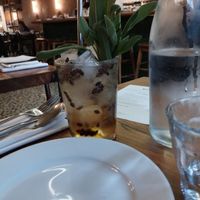 Barberry sumac ând sage drink at Bubala - Soho in London