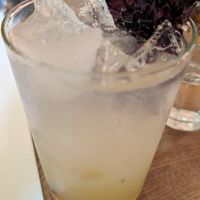 Non alcoholic lemony drink at Bubala - Soho in London