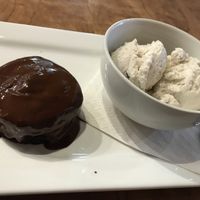 GF Chocolate Avocado Cake w/ Coconut Milk Gelato   at Veg Head in Lansing