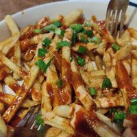 Hot mess loaded fries at Veg Head in Lansing