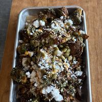 Roasted brussel sprouts appetizer   at Veg Head in Lansing