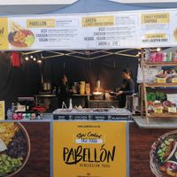Market vendor at Pabellon Venezuelan Food in South East London