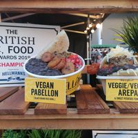Vegan options at Pabellon Venezuelan Food in South East London