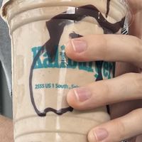 chocolate milkshake   at Kaliburger in St Augustine