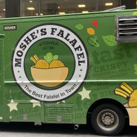 Truck at Moshe's Falafel in New York City