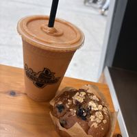 Mucho Mango & Big Blue  at Juice Generation - Times Square in New York City