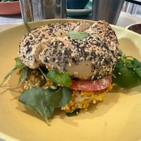 Hippy-Slicker bagel  at Schmucks in Melbourne