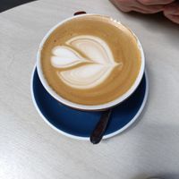 Oat latte at Schmucks in Melbourne