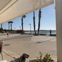 The view from the terrace at Hoky Poky in Sampieri