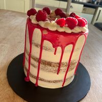 Surprise cake from family! at Spoon Cake in Loddon