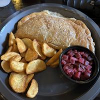 Shepherds pie pasty   at Universal Studios - Leaky Cauldron in Orlando