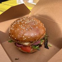 Veggie monster sandwich  at Garzon Café  in Budapest