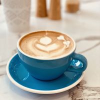 Soya cappuccino   at Unicorn Noms in Janabiyah