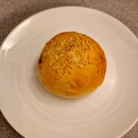 Red bean bun at Cafe Vegu in Lewes