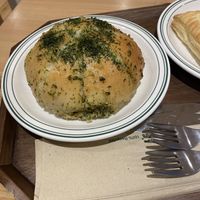 Steamed vegan garlic cheese bread!   at Cafe Vegu in Lewes