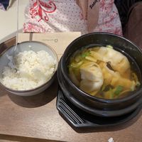 Rice and dumpling soup  at Cafe Vegu in Lewes