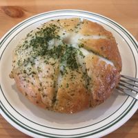 Ream cheese garlic bun  at Cafe Vegu in Lewes