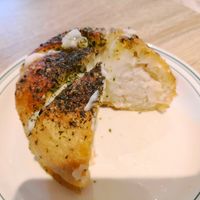 Garlic cream cheese bun at Cafe Vegu in Lewes