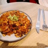 Budae toast at Cafe Vegu in Lewes