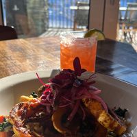 Roasted Delicata Squash and Knock Ya Naked Margarita  at StillWest Brewery & Grill in Jackson