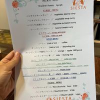 Special Vegan Menu for Reservation August 14, 2022 at Siesta in Hirakawa