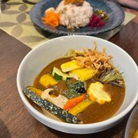 vegetable curry at Siesta in Hirakawa