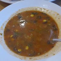 vegan vegetable soup, tasty and a little bit spicy at Jason's Deli in Scottsdale