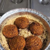 Falafel bowl at Alaturco Gyro in Ballston Spa