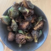 vegan brussel sprouts  at Ash & Elm Cider Co in Indianapolis