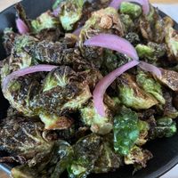 Brussels sprouts, also gluten free!   at Ash & Elm Cider Co in Indianapolis