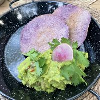 Guacamole was great and they brought soft and crisp corn tortillas with it    at Tierra Ixim in Bacalar