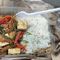 Tofu dish at Korean Street Food in Almaty