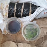 Gimbab at Korean Street Food in Almaty